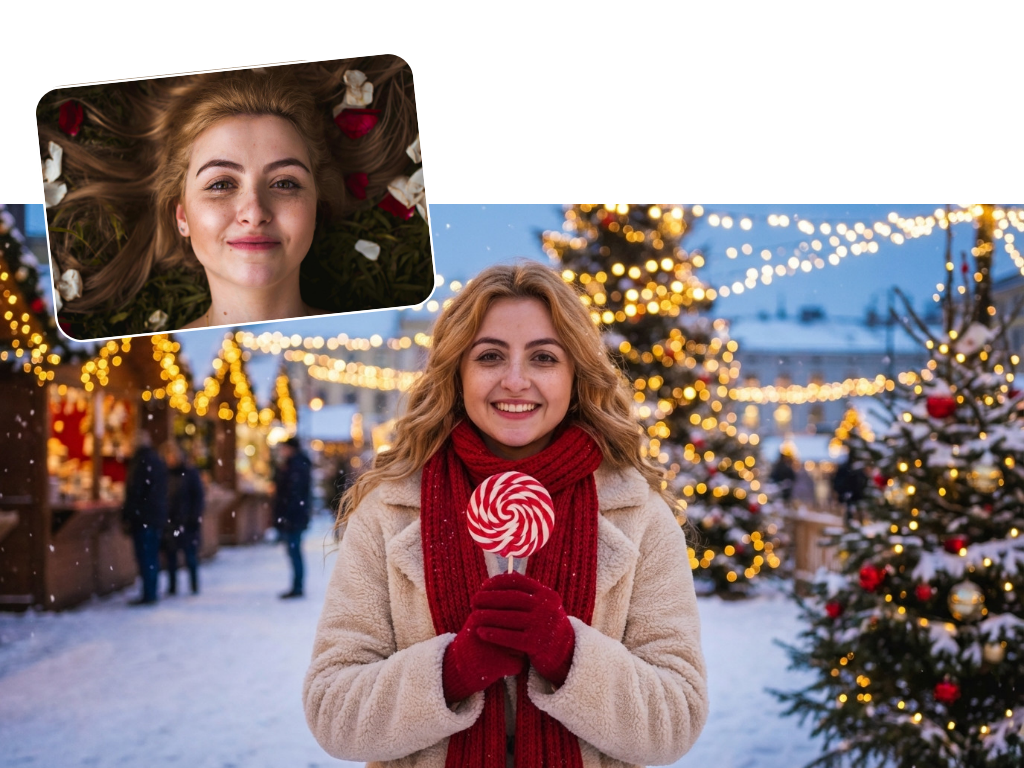 Candy Christmas Pose