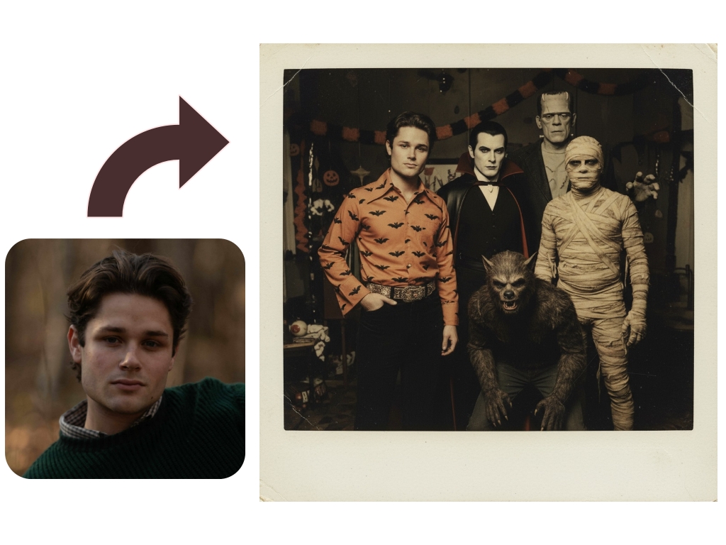 Polaroid Vintage Horror Party