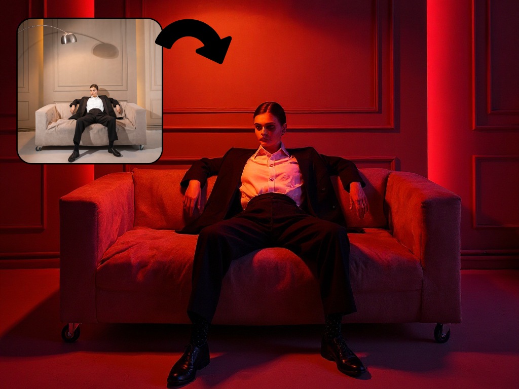 Change Lighting to Red Neon