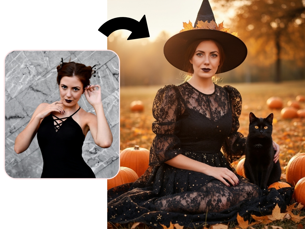 Autumn Witch Portrait