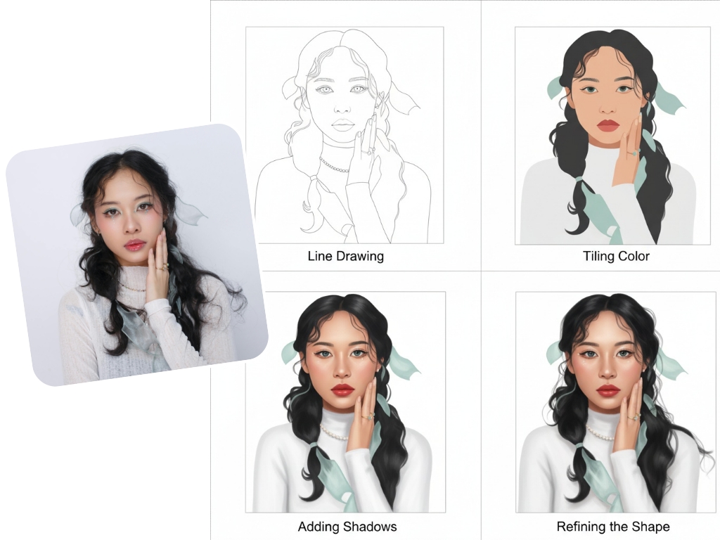Character Painting Steps