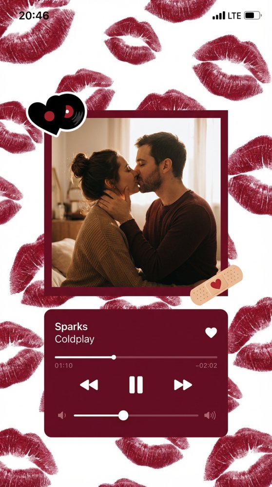 Lovers In Iphone Screen